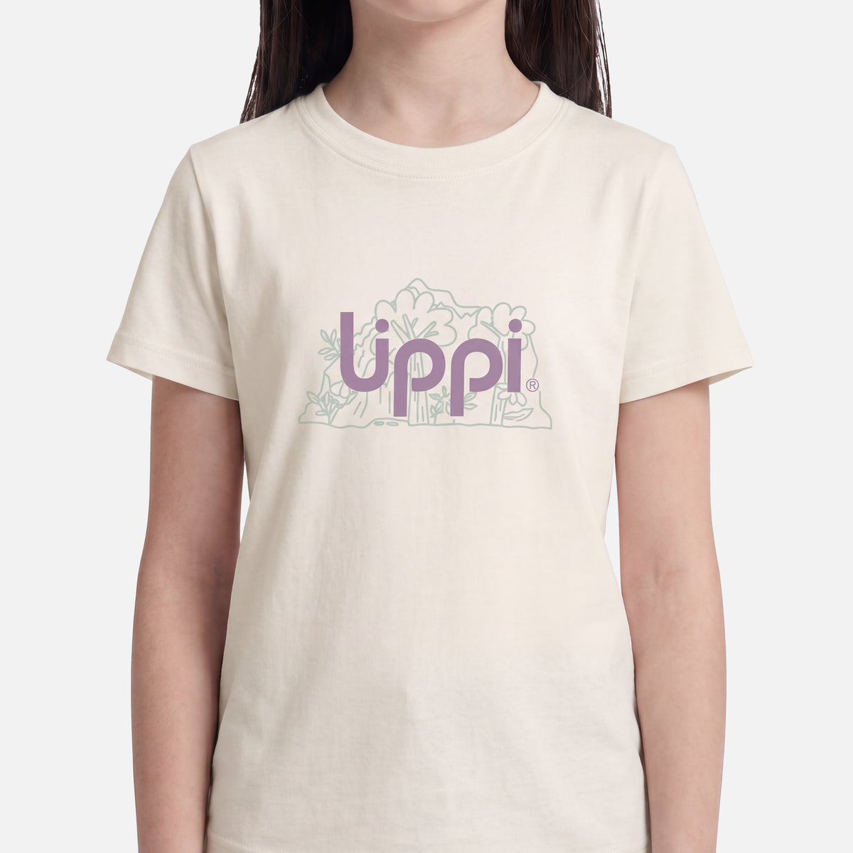 Polera Niña Ulmo T-Shirt Crema Lippi