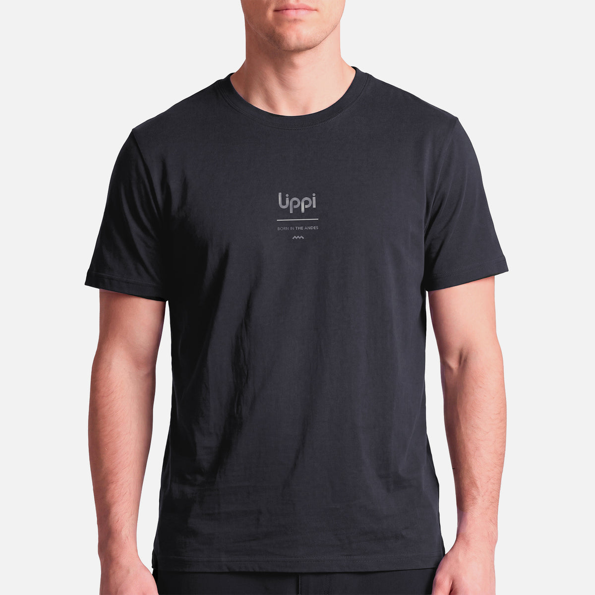 Polera Hombre Ulmo Sorona T-Shirt Grafito Lippi