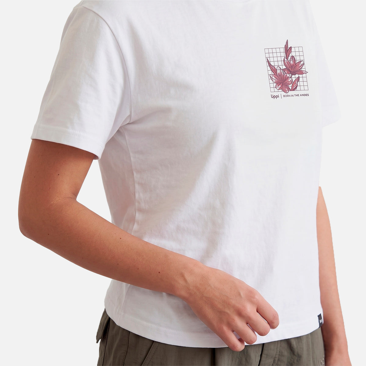 Polera Mujer Ulmo Front Print Sorona T-Shirt Blanco Lippi