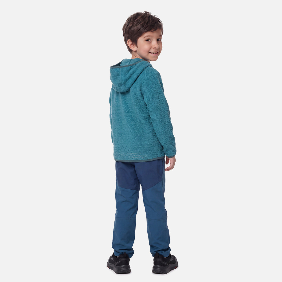 Polerón Niño Saltamontes Nano-F 1/4 Zip Hoody Petroleo Claro Lippi