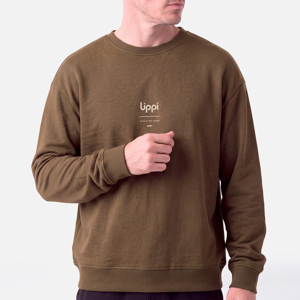 Polerón Hombre Ulmo Crewneck Sweatshirt Cafe Lippi