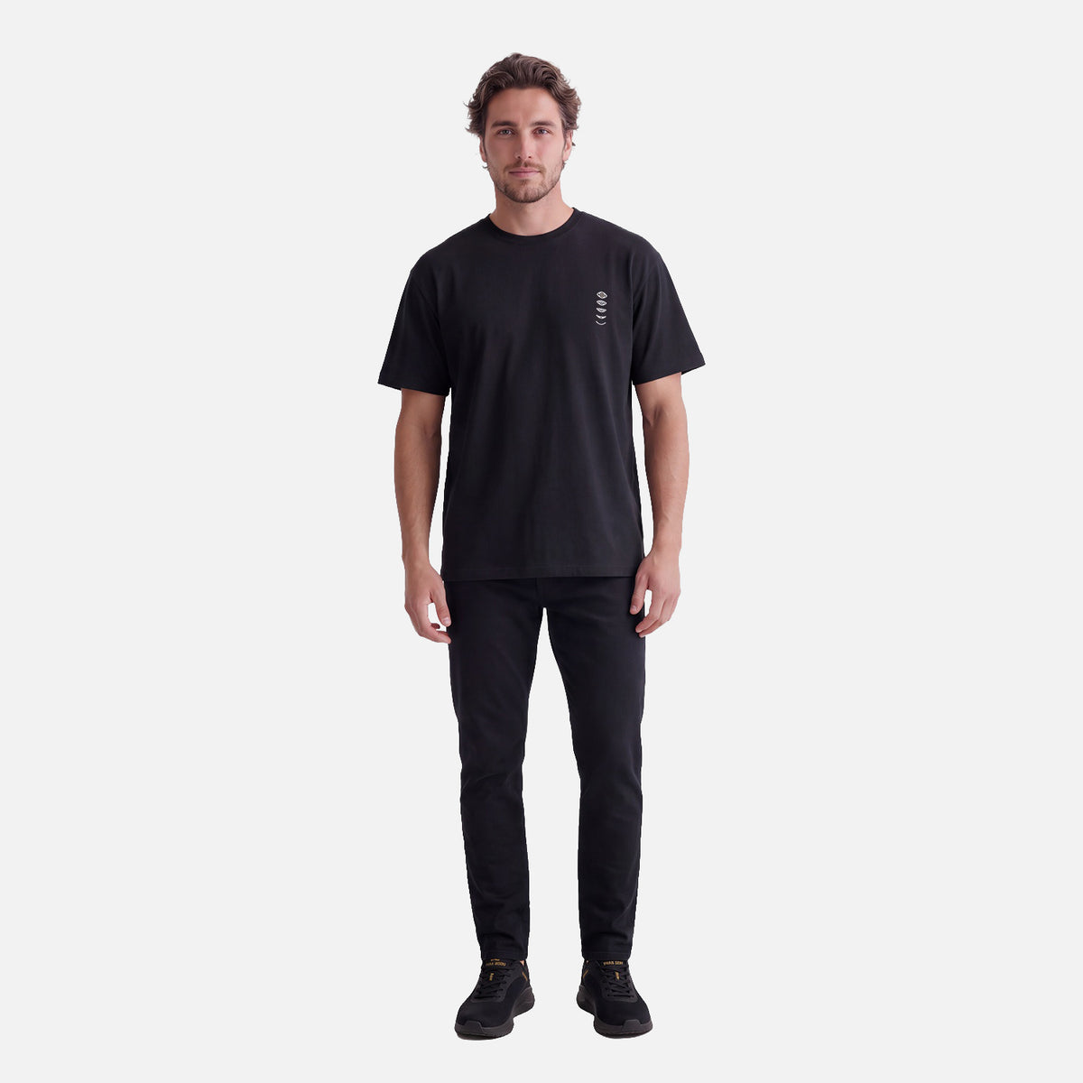 Polera Hombre Parcel Negro Haka Honu