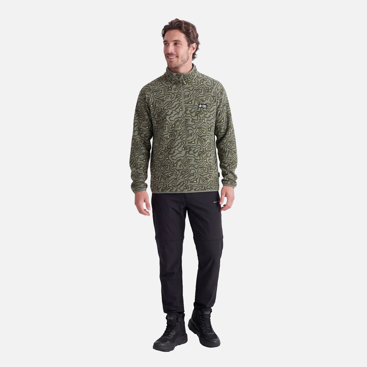 Polerón Hombre Taina Print Laurel Haka Honu