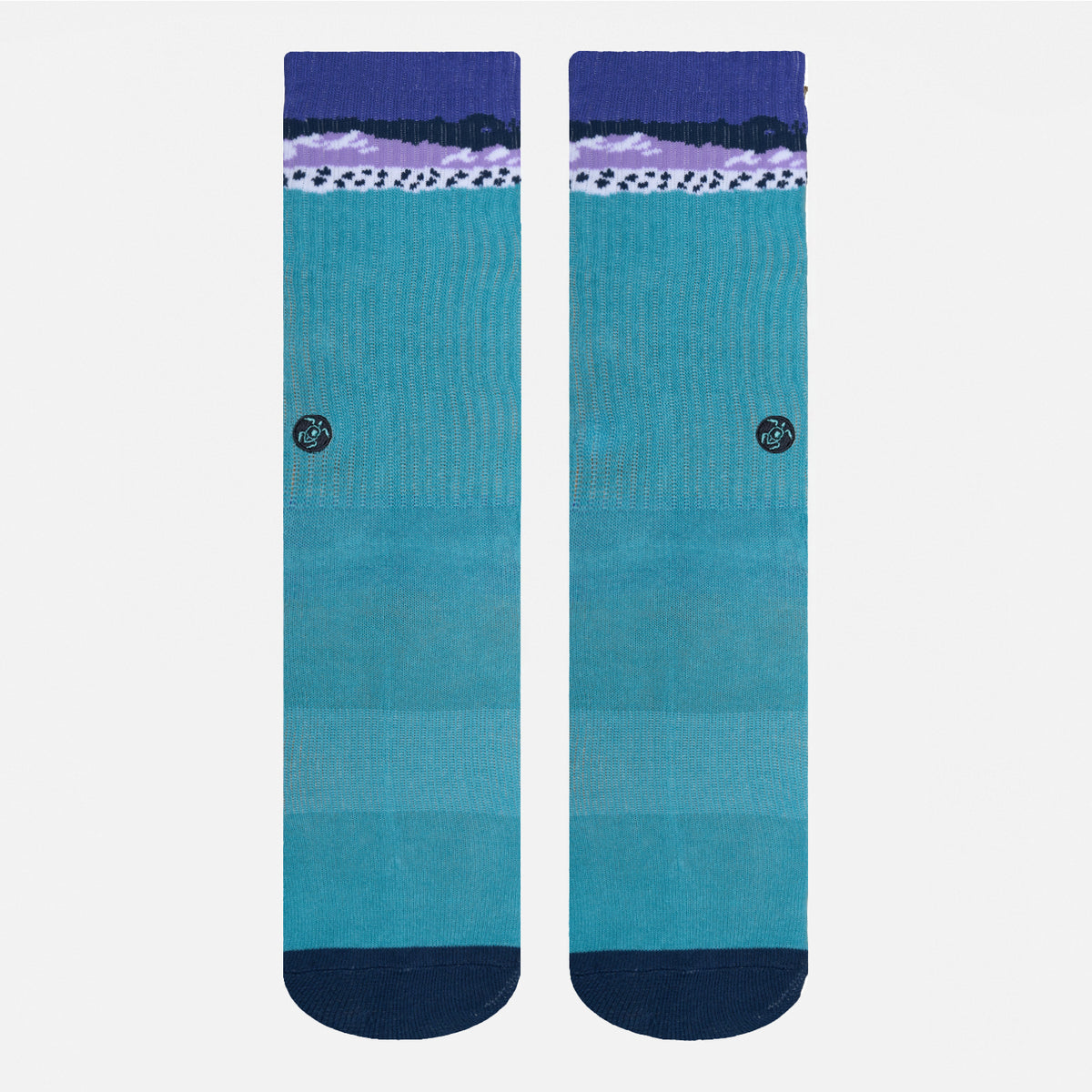 Calcetines Mujer Las Tres Puntas Pack Largo Azul / Celeste / Burdeo Haka Honu