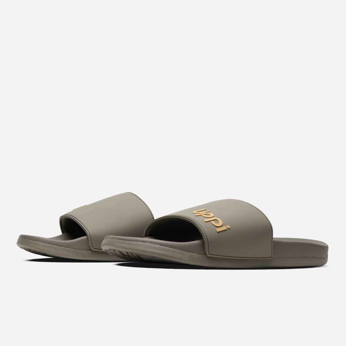 Sandalia Hombre Insigne Slide II Verde Oliva / Camel Lippi