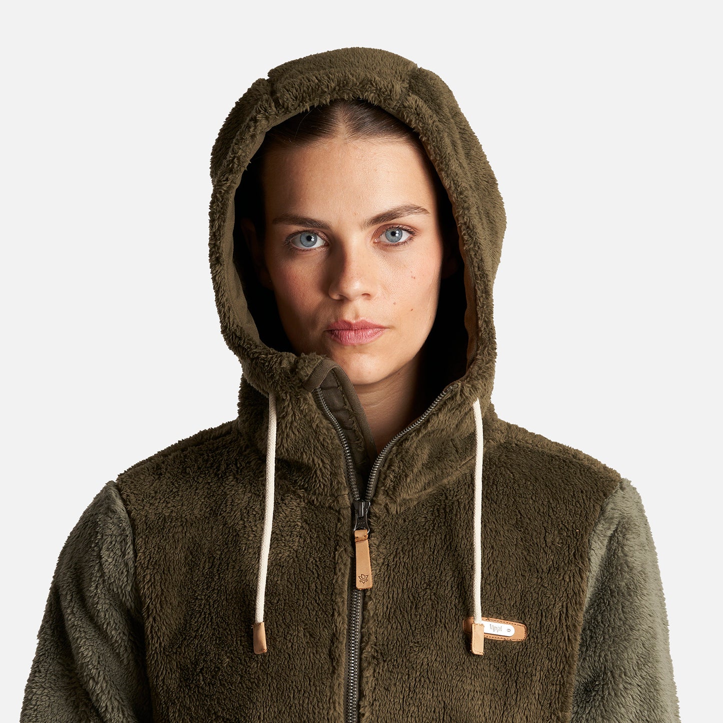 Chaqueta Mujer Bear Shaggy-Pro Hoody Jacket Verde Militar/Laurel Lippi