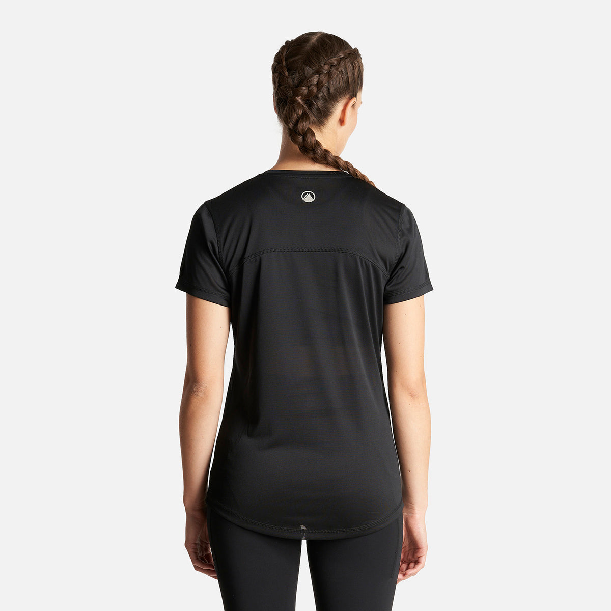 Polera Mujer Core Q-Dry T-Shirt Negro Lippi