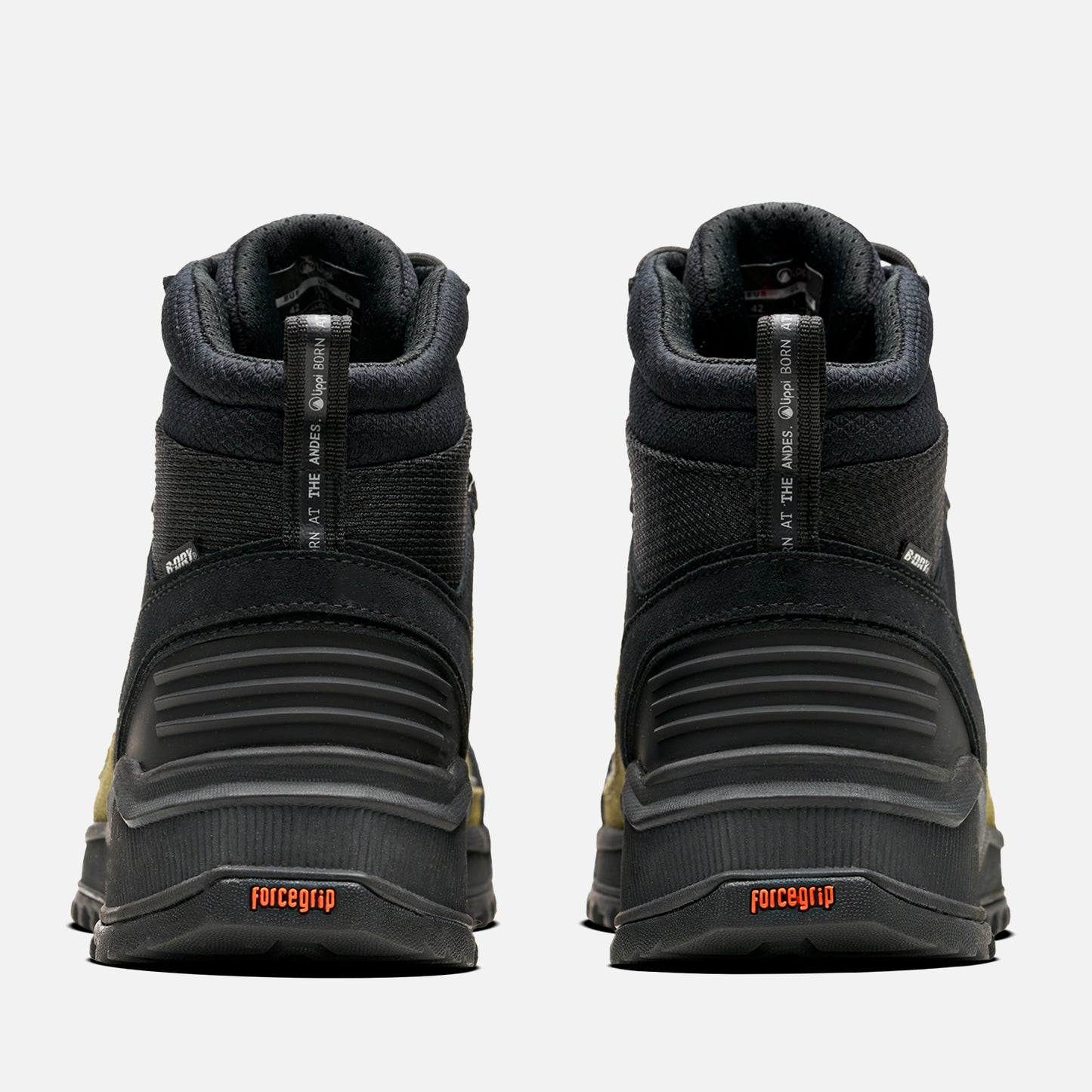 Botín Hombre Hill Hiker Verde / Negro Lippi