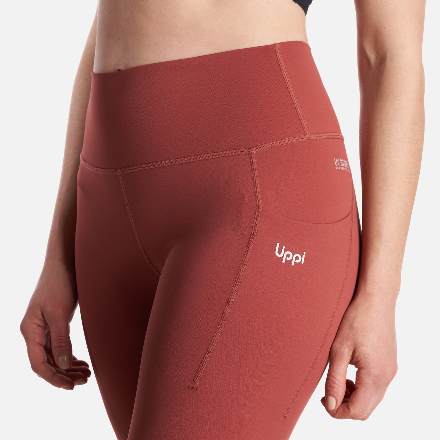Calza Mujer  In-Action Sport Leggings Rosa Oscuro Lippi