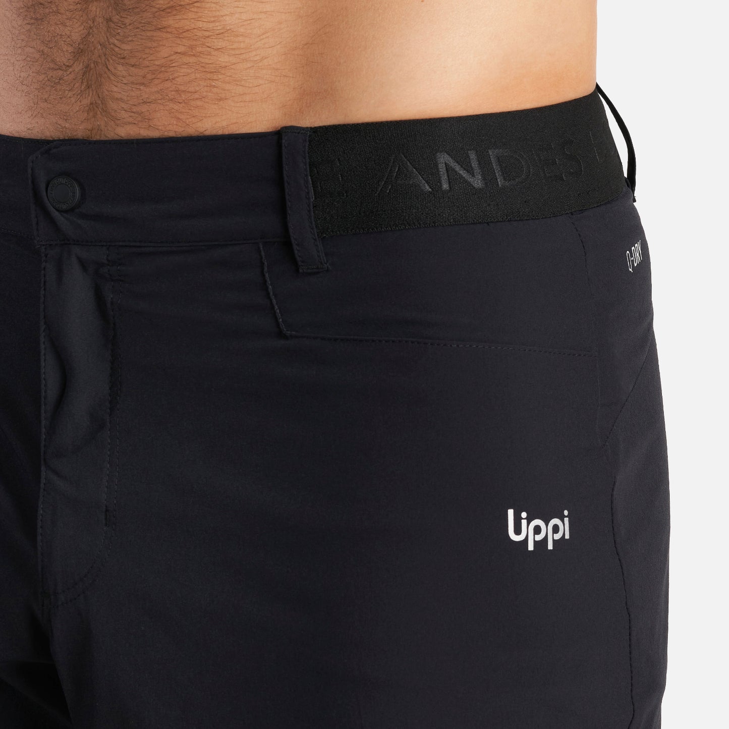 Short Hombre PureTrek Q-Dry Shorts Negro Lippi