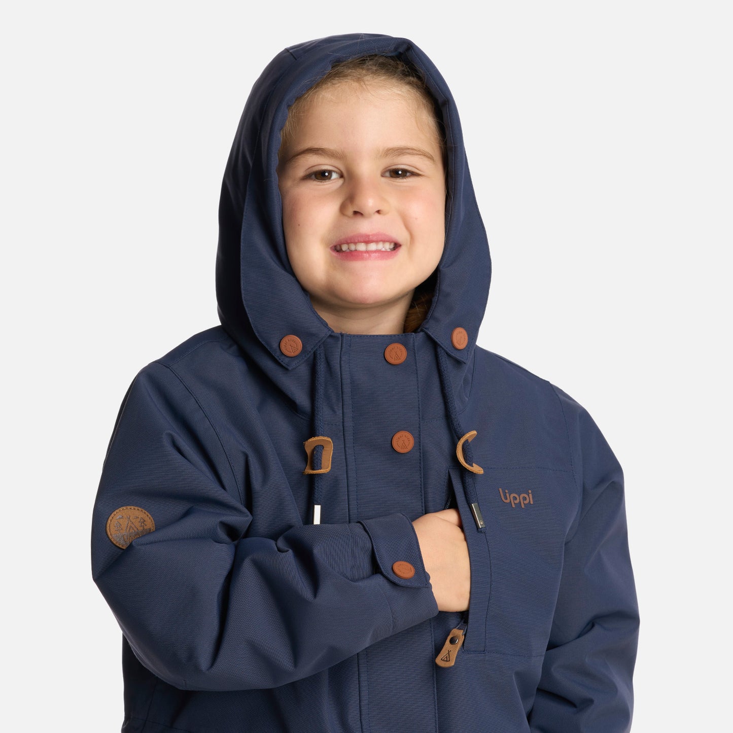 Chaqueta Niña Rainy B-Dry Hoody Jacket Azul Marino Lippi