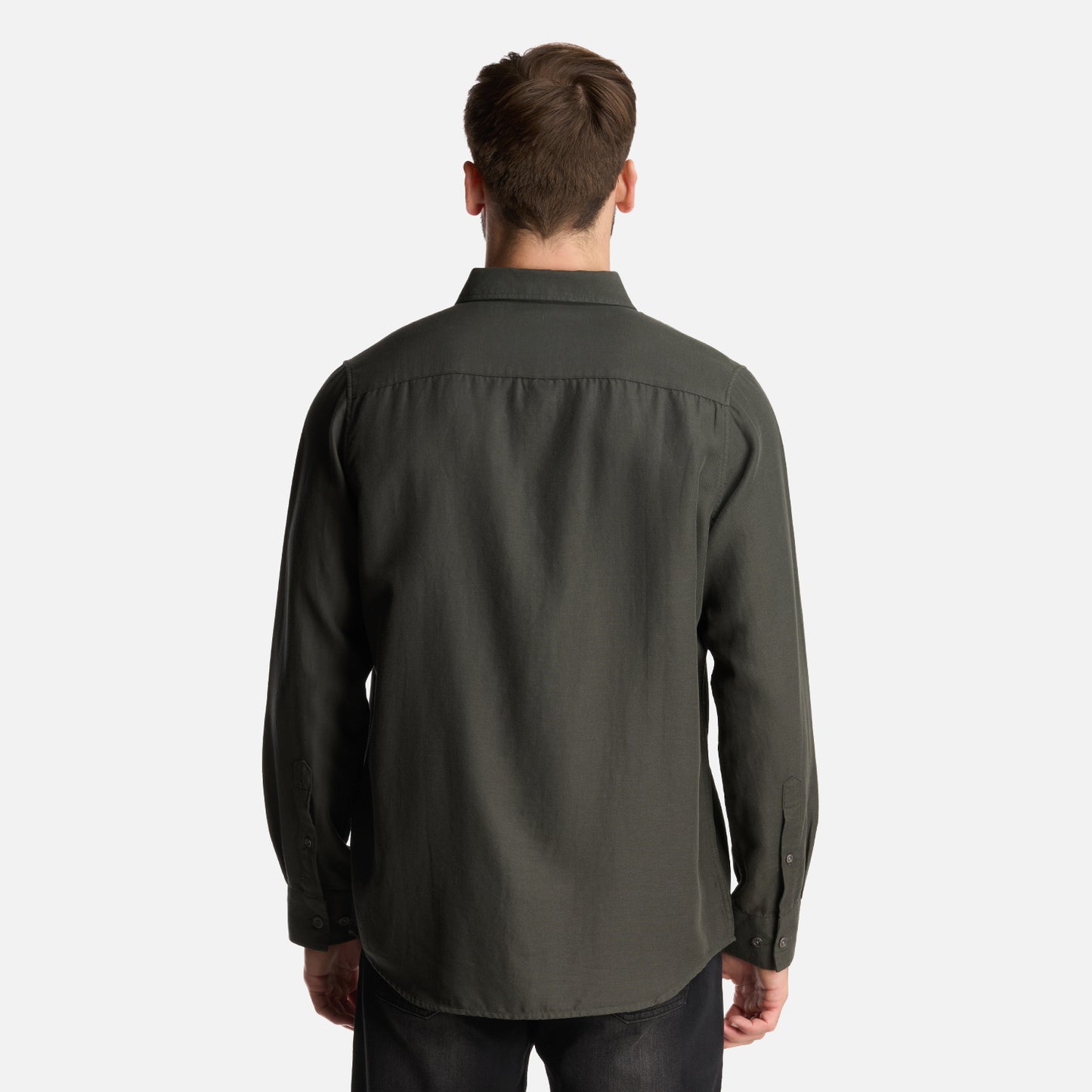 Camisa Hombre DayBreak B-Dry Shirt Verde Militar Lippi