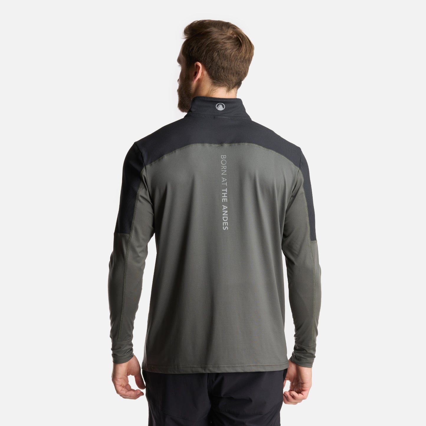 Poleron Hombre Puerto Trucco 14 Zip Verde Militar Lippi