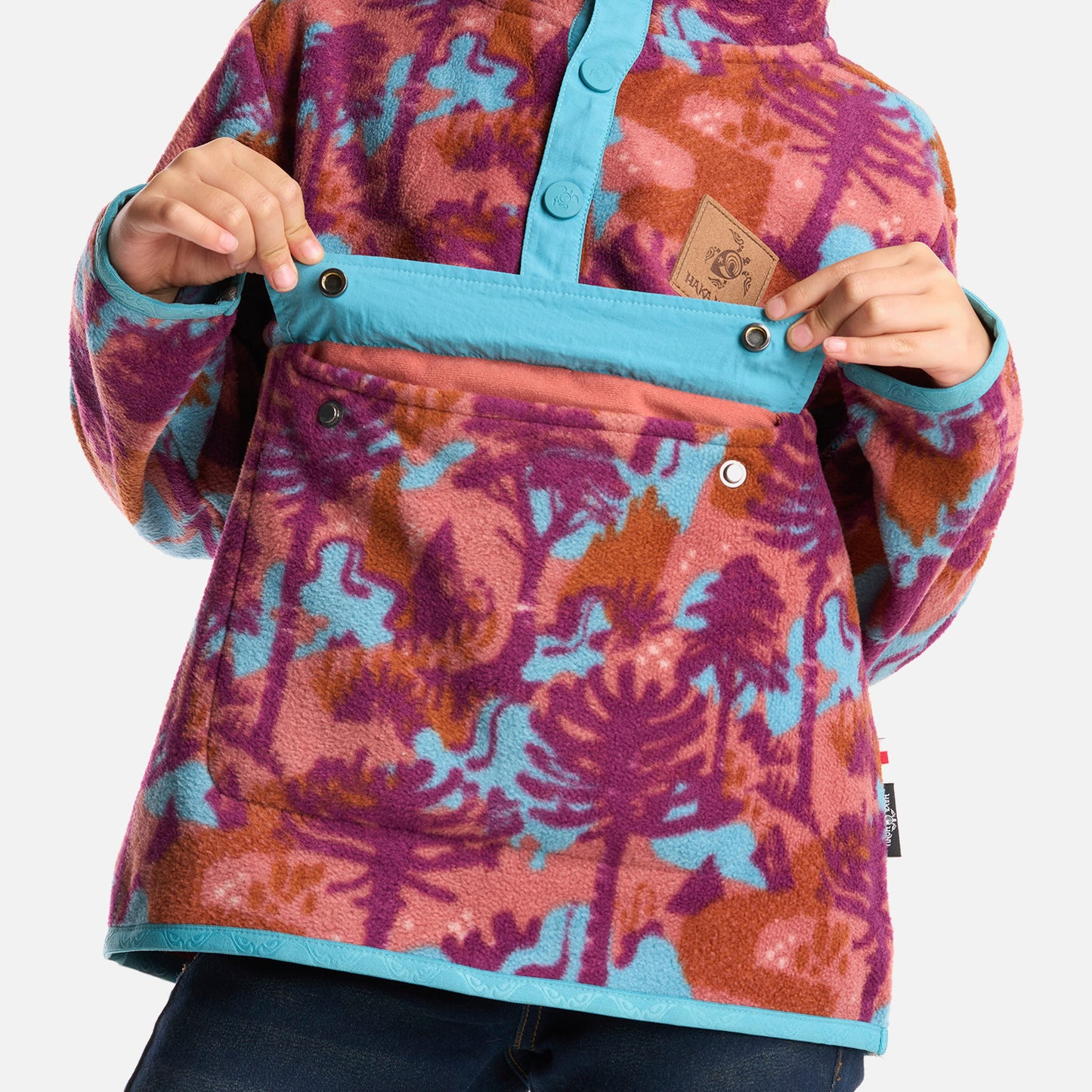 Polar Niña Tokerau Poki Print Terracota Haka Honu