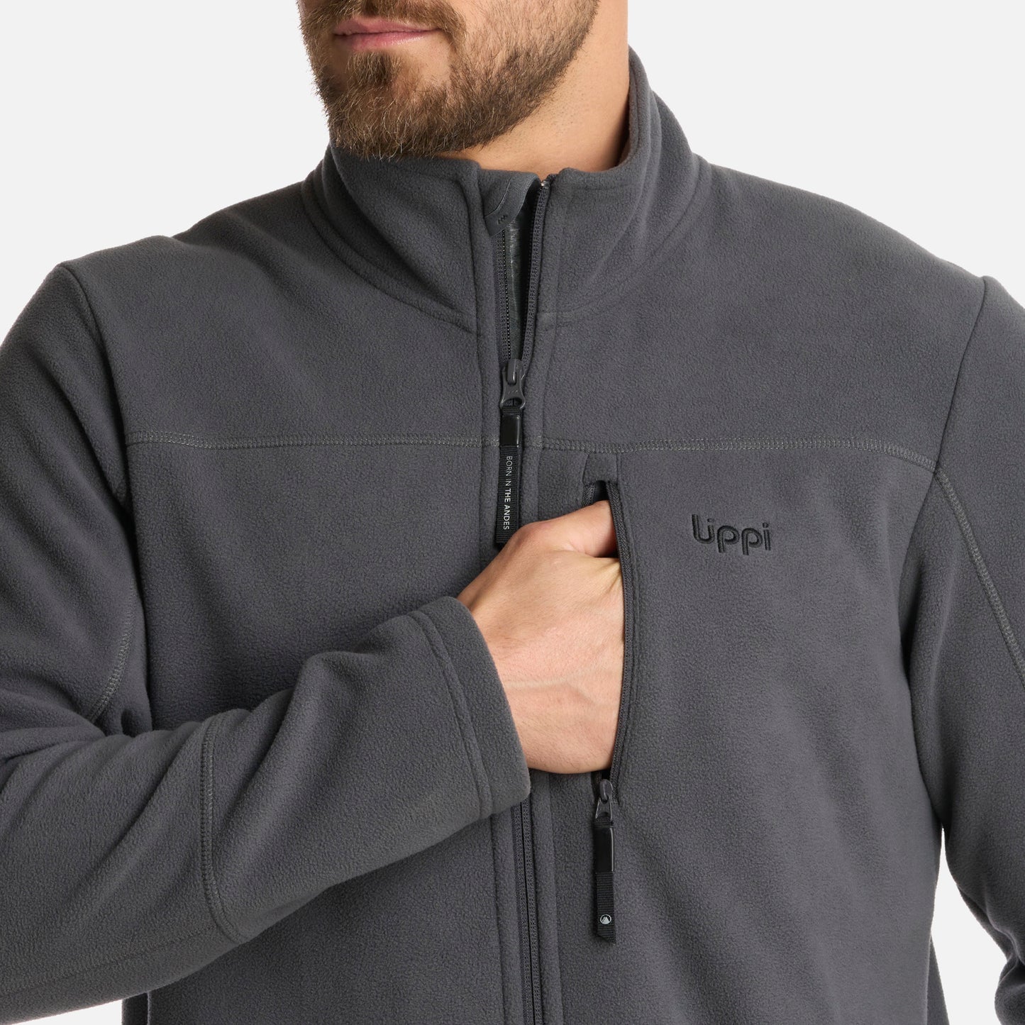 Polar Hombre Paicavi Therm-Pro Jacket Gris Medio Lippi