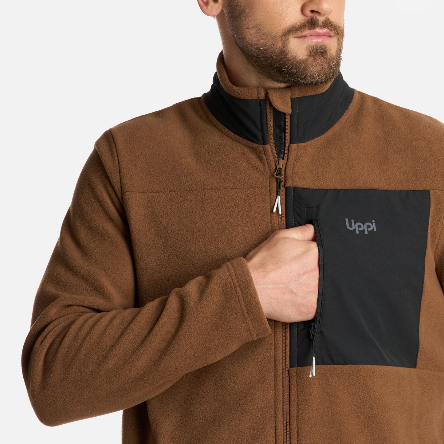 Polar Hombre Creekfront Therm-Pro Hoody Jacket Cafe Lippi