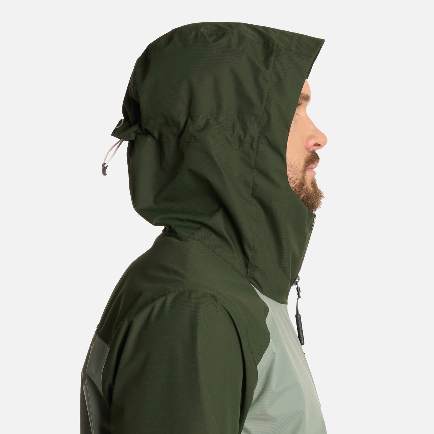 Chaqueta Hombre Shield B-Dry Hoody Jacket Verde Militar Lippi