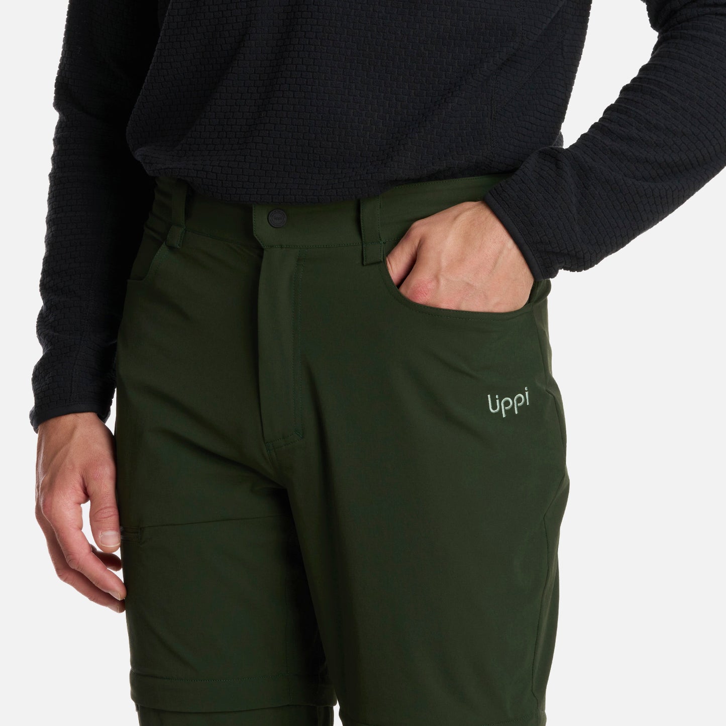 Pantalón Hombre Blacklash Q-Dry Mix-2 Pants Verde Militar Lippi