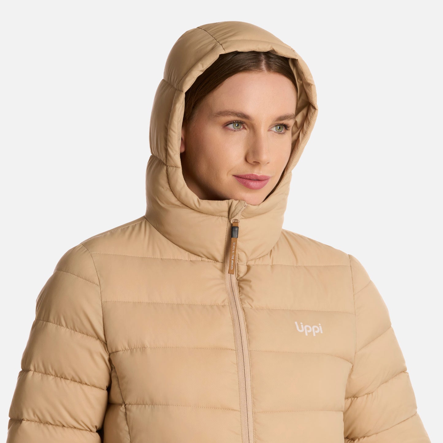 Chaqueta Mujer Warm Day Steam-pro Hoody Jacket Caqui Lippi