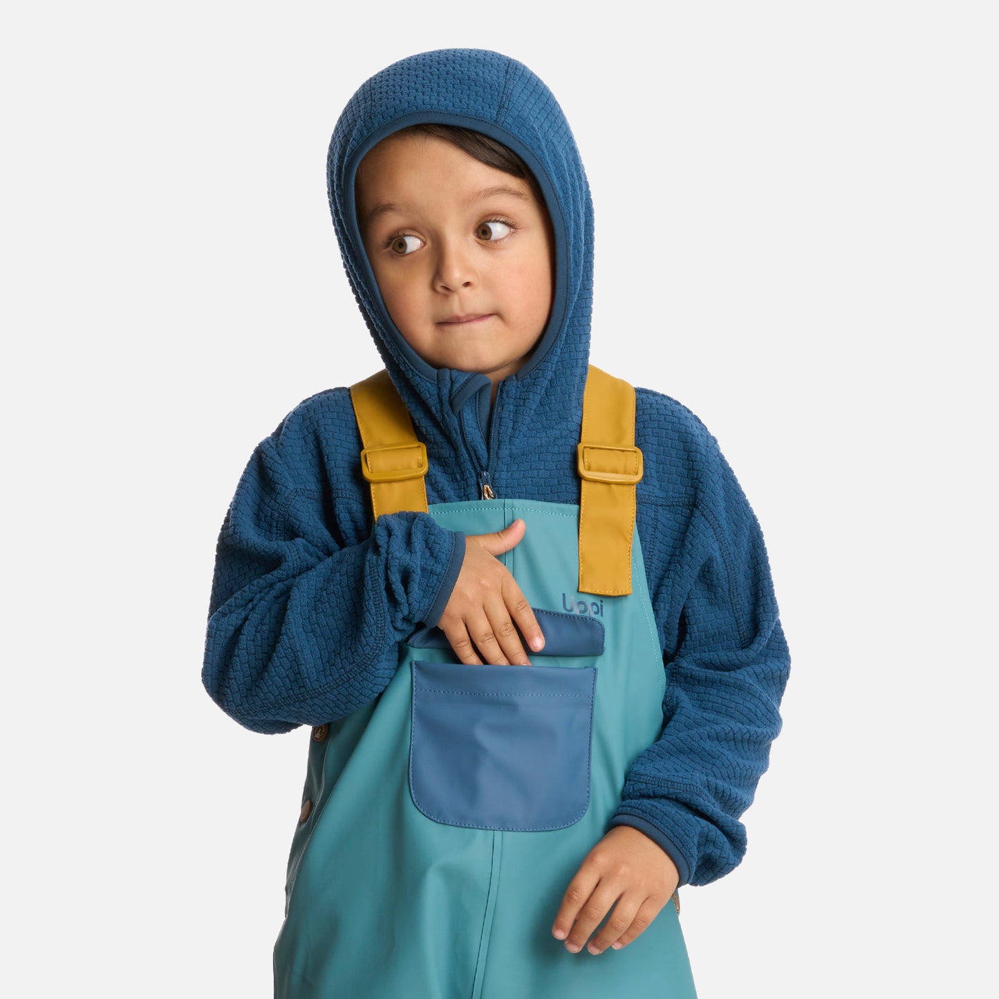 Pantalón Niño Muddy B-Dry Overalls Turquesa Oscuro Lippi
