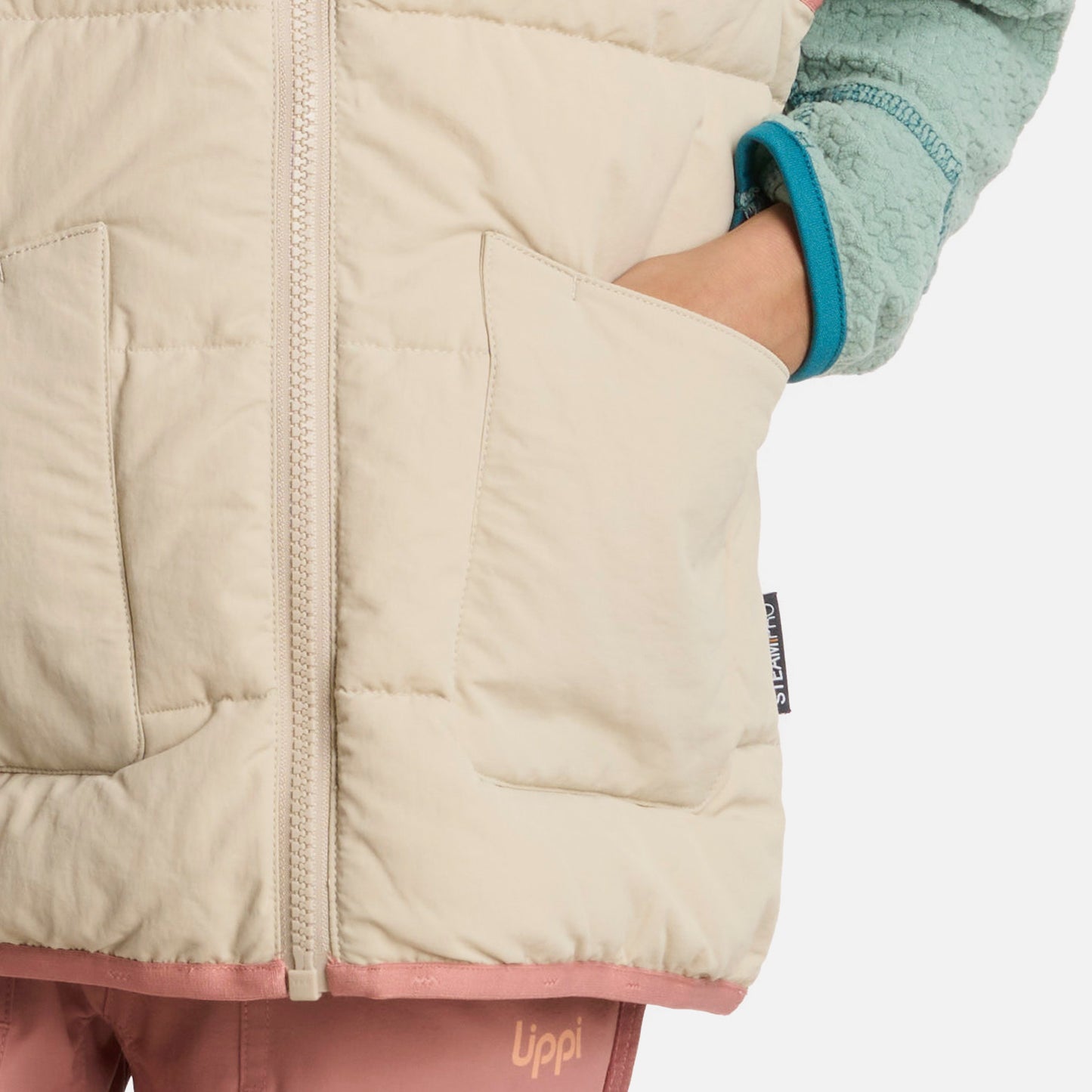 Chaqueta Niña Kingfisher Steam-Pro Vest Jacket Beige Lippi
