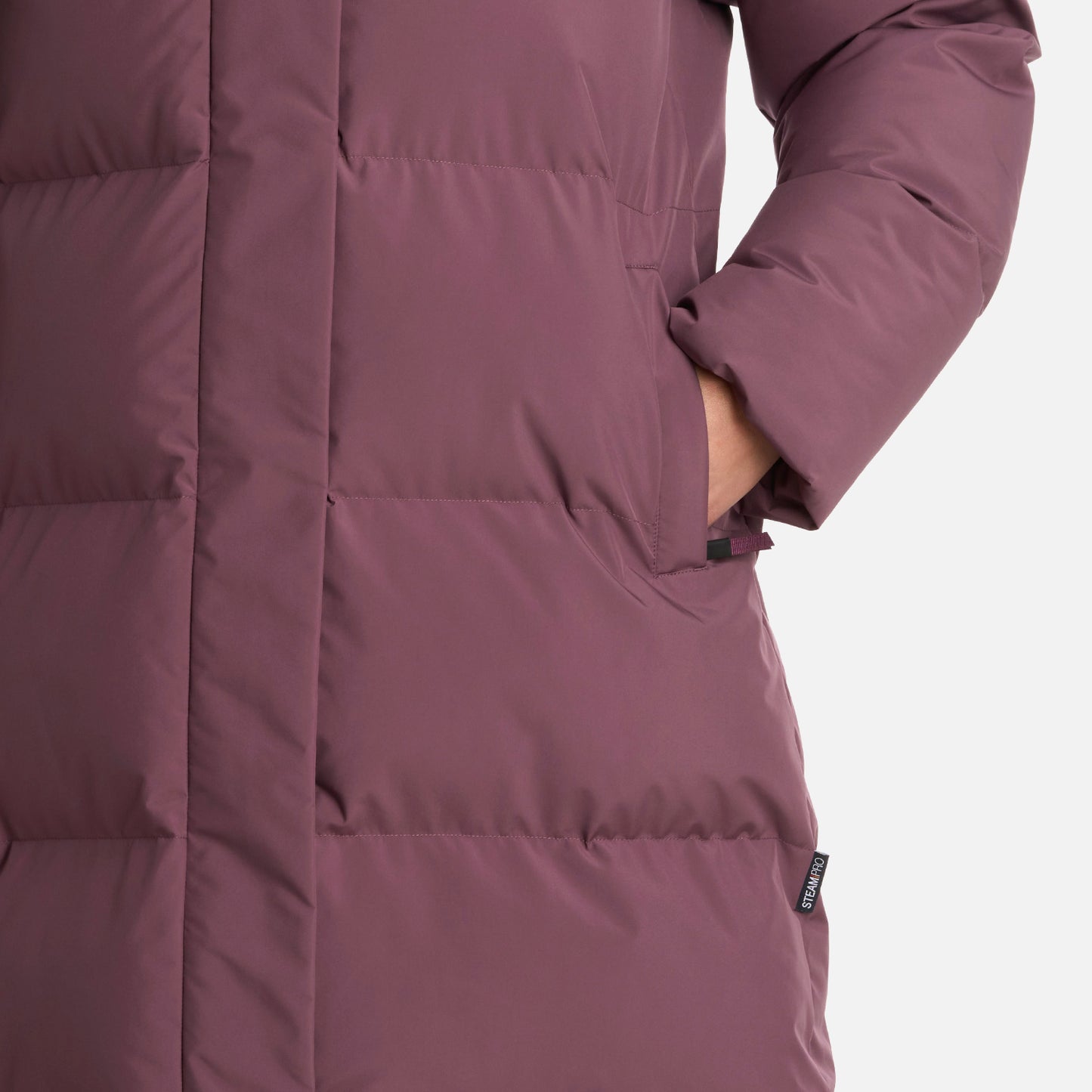Chaqueta Mujer Long And Warm Steam-Pro Hoody Jacket Morado Lippi