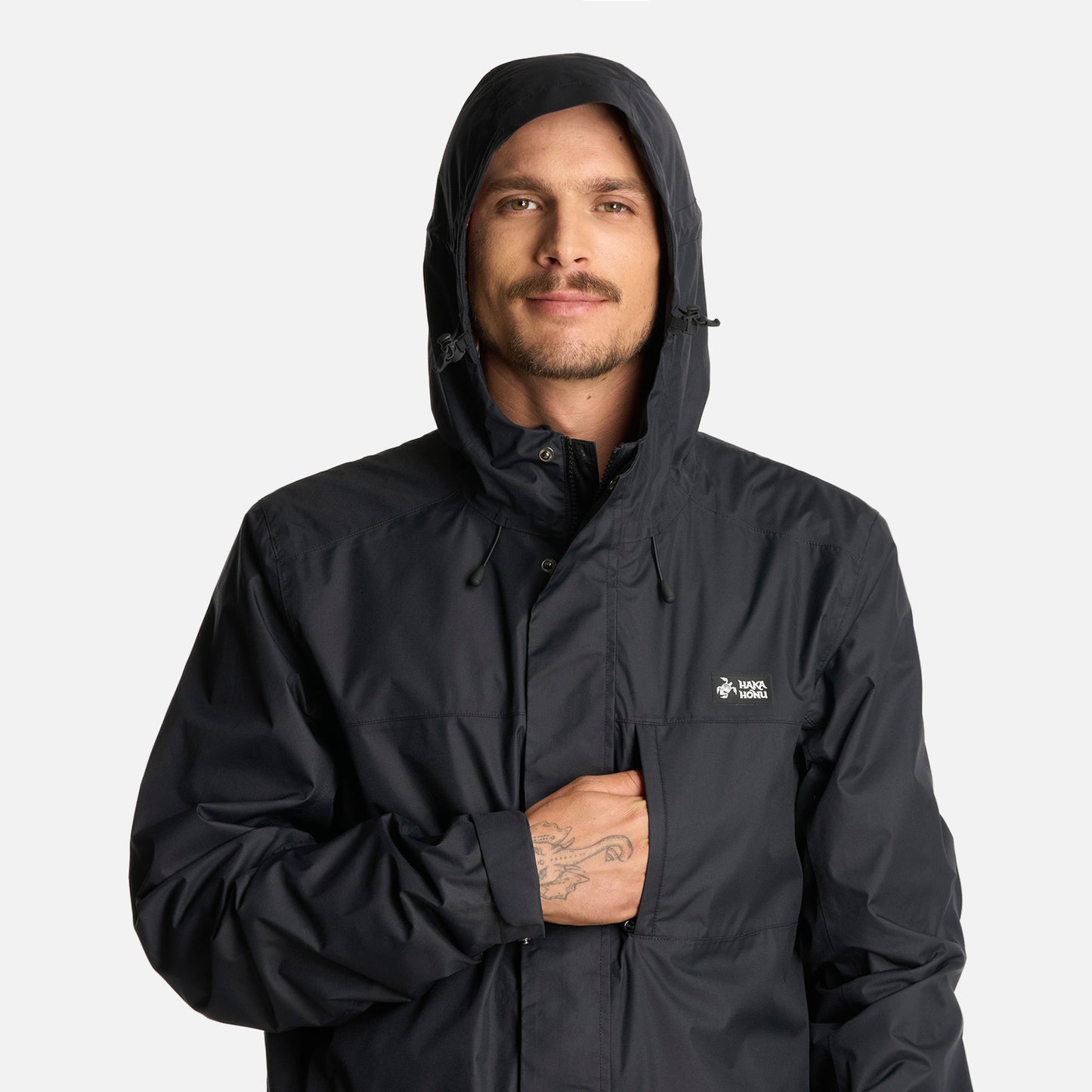 Chaqueta Hombre Kauai Negro Haka Honu