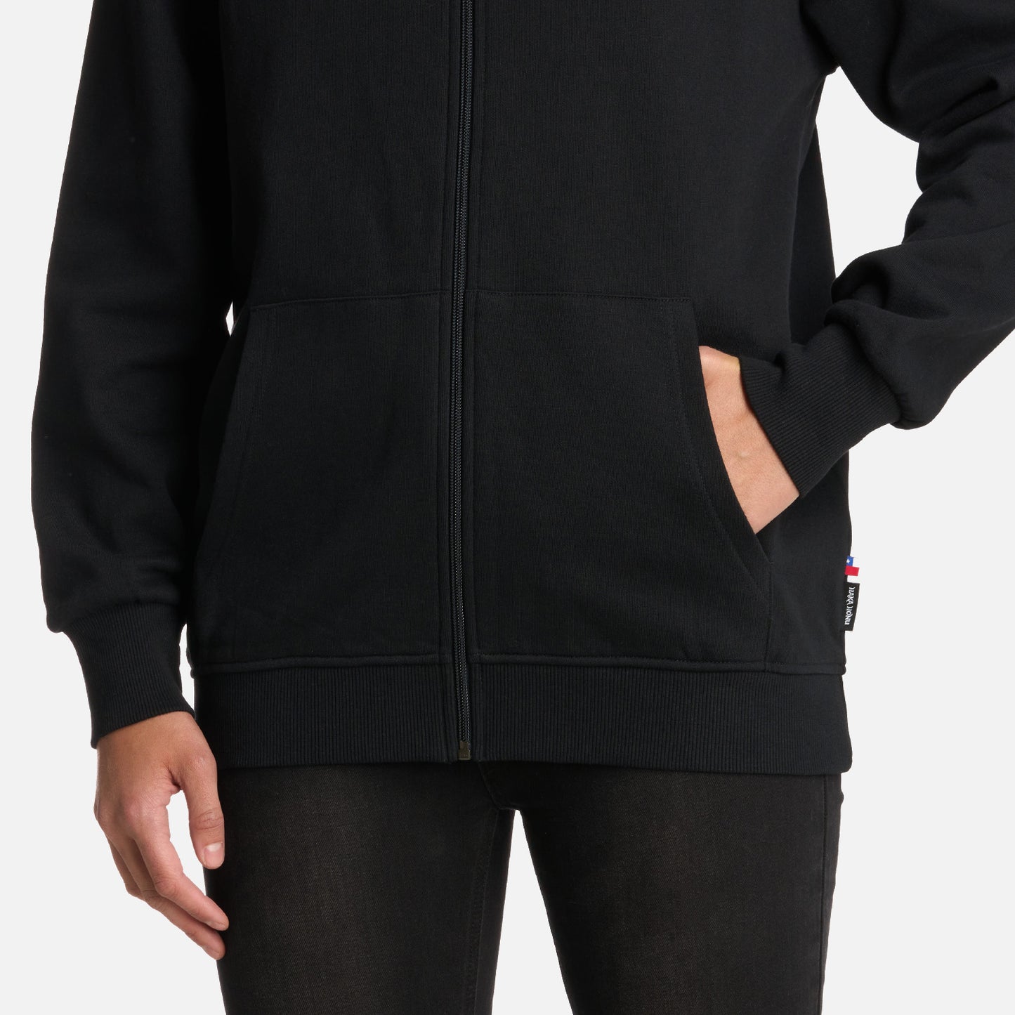 Polerón Mujer Motomami Full Zip Negro Haka Honu