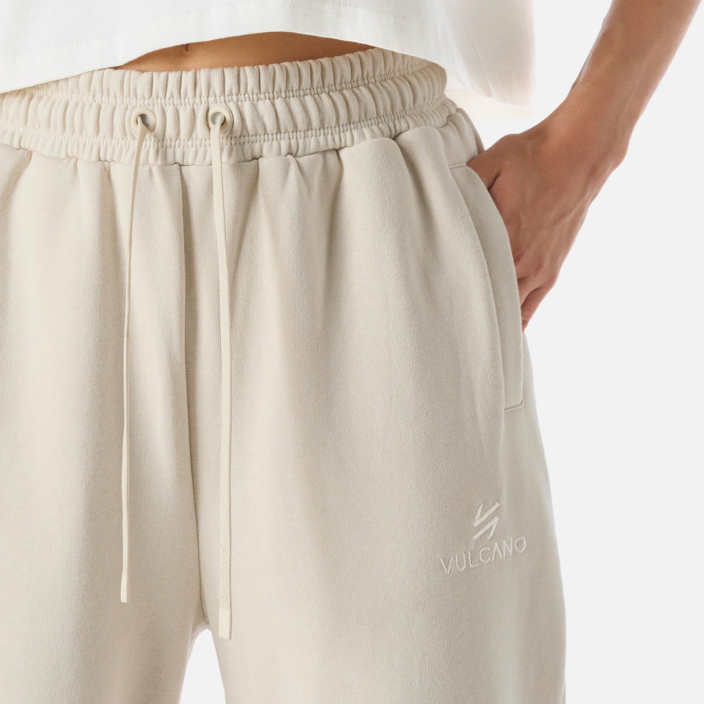 Pantalón Mujer Cool Down Jogger Pants Crema Vulcano