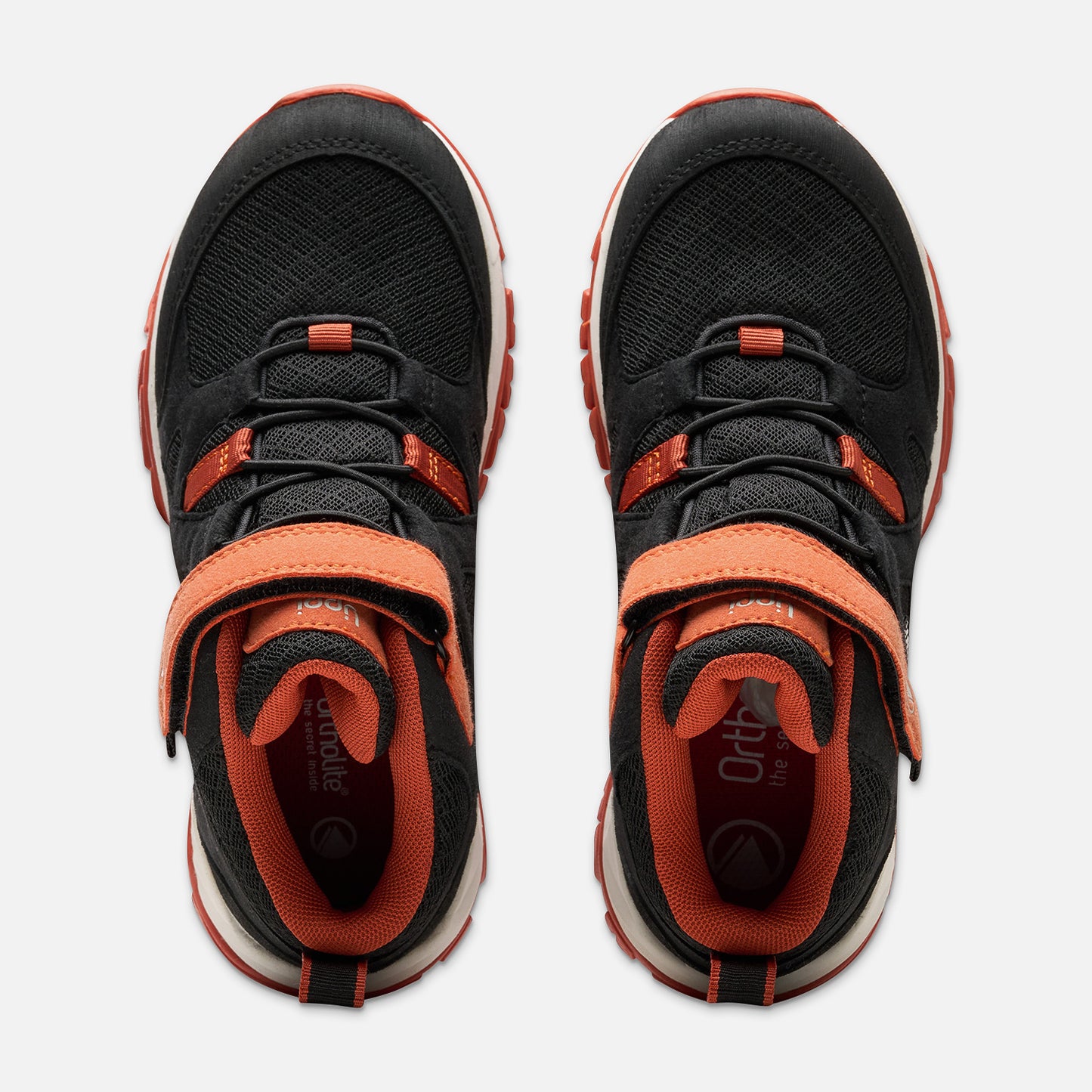 Botín Niño Tellus Mid Kids Negro / Ladrillo Lippi