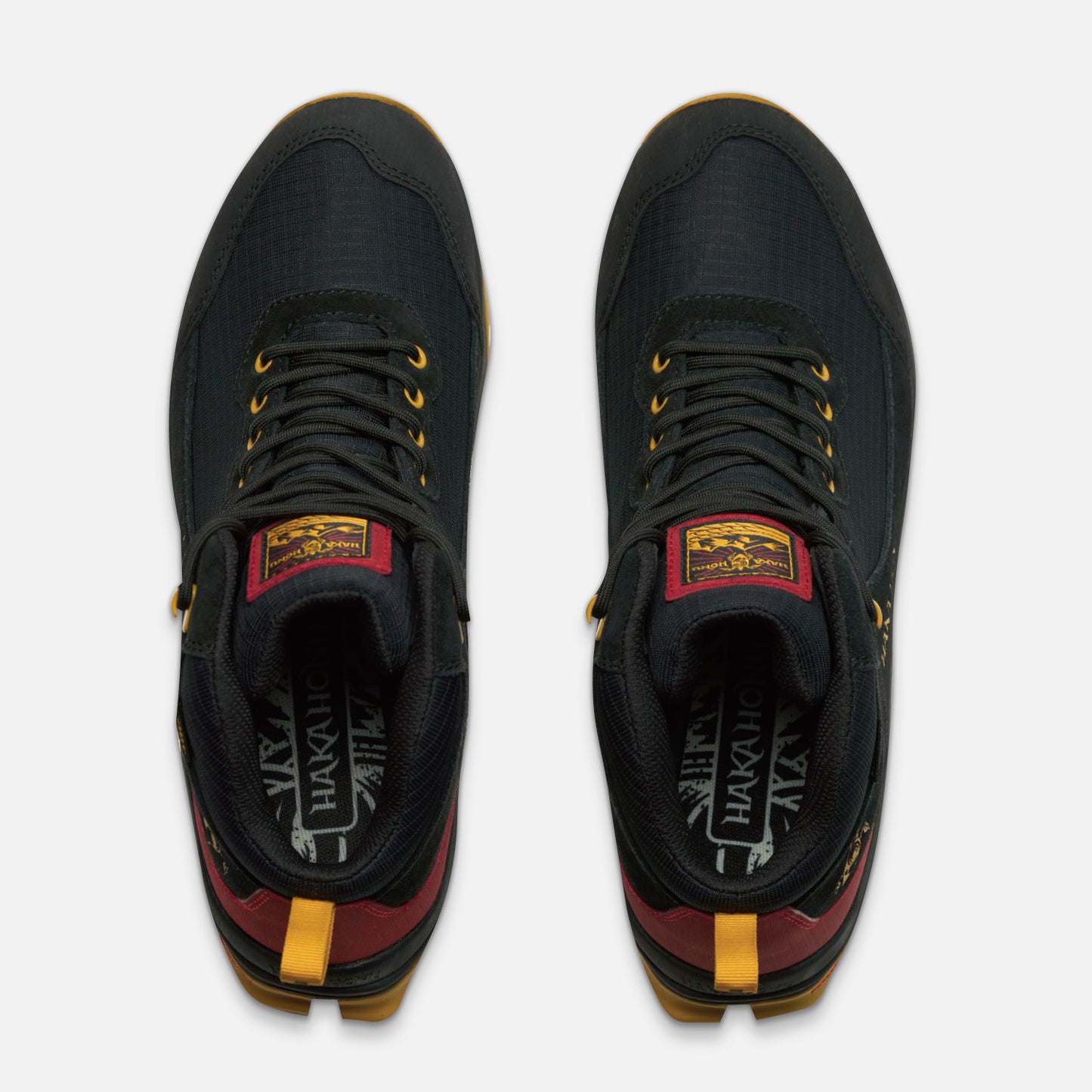 Botín Hombre Morro Negro/Rojo Haka Honu