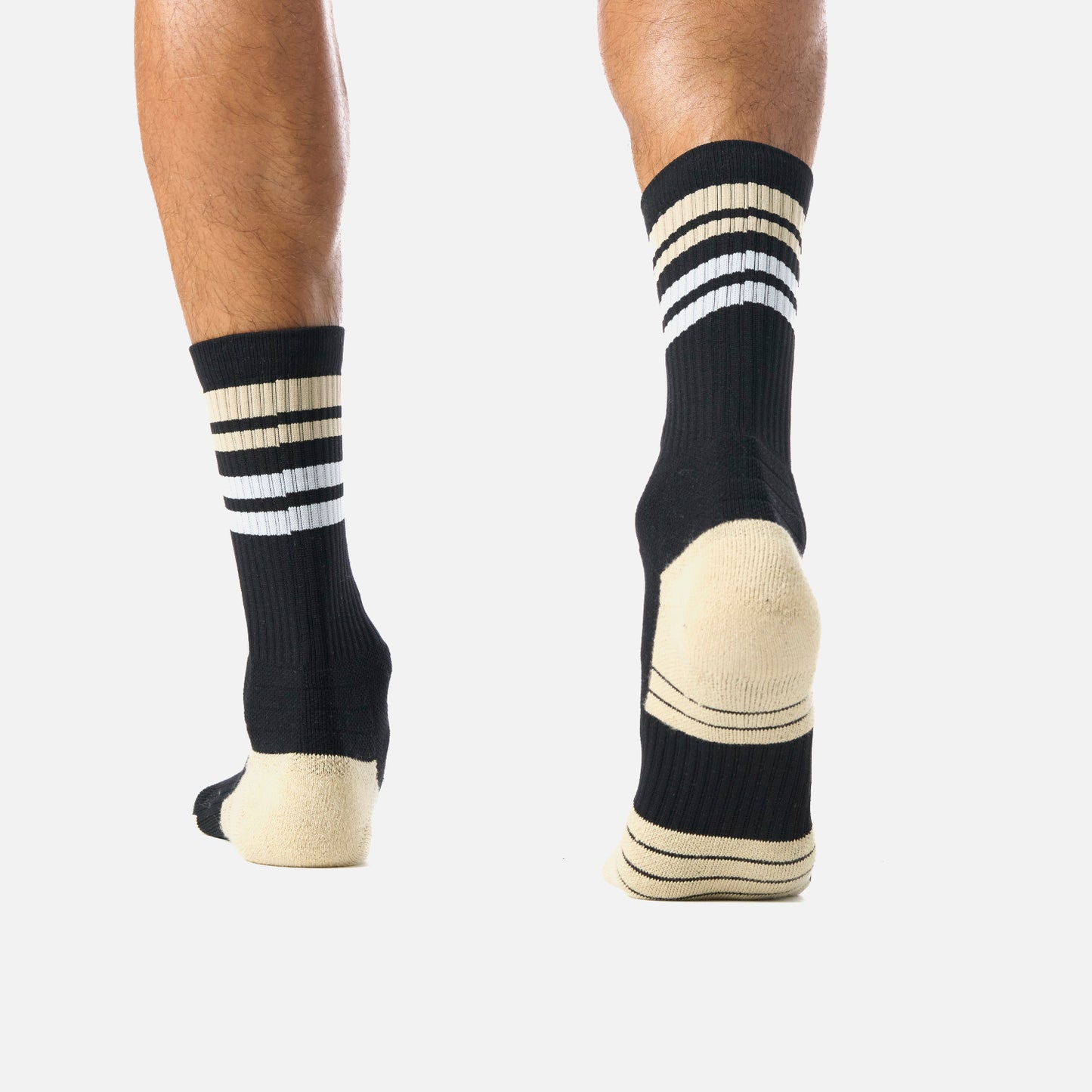 Calcetines Energic Duo Pack Mid Socks Beige / Blanco Vulcano