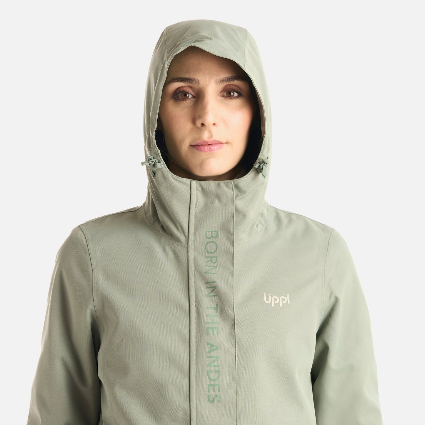 Chaqueta Mujer Nexus Fusion-3 B-Dry Jacket Jade Oscuro Lippi