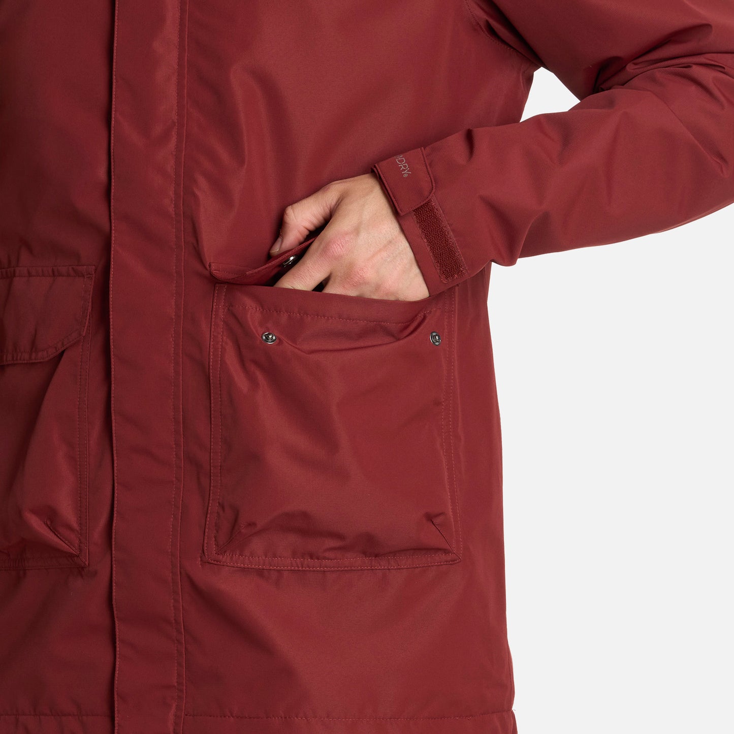 Chaqueta Hombre Tempested B-Dry Jacket Burdeo Lippi