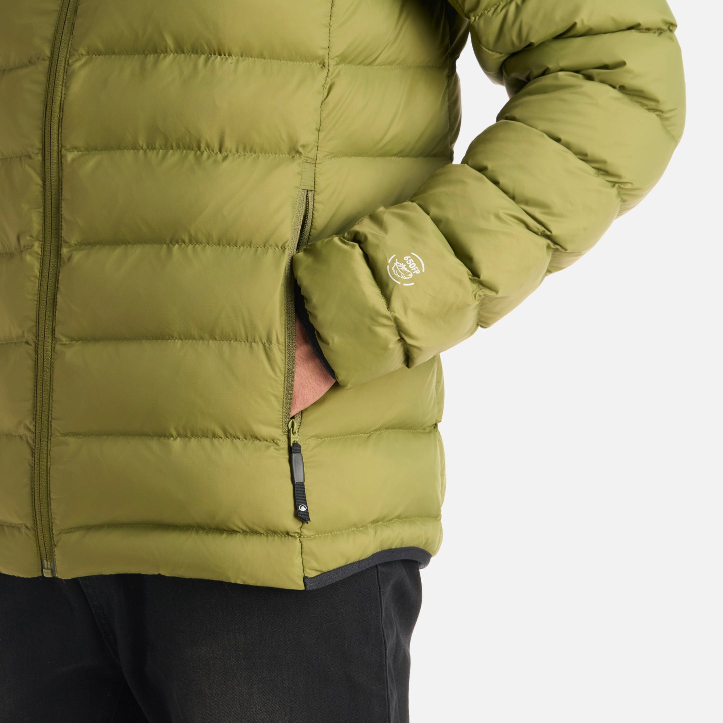 Chaqueta Hombre Vertex Down Hoody Jacket Verde Militar Lippi