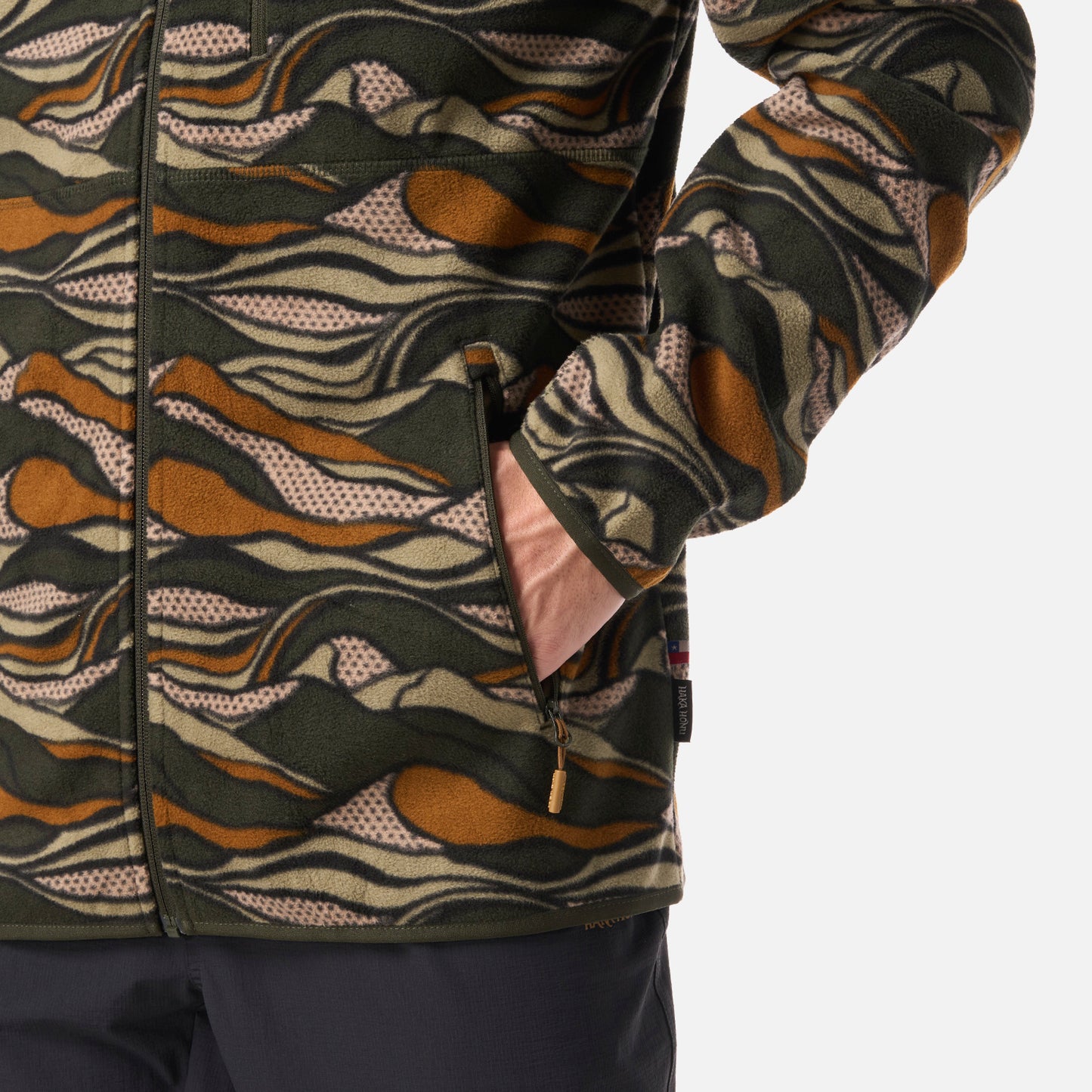 Polar Hombre Tokerau Pro Print Verde Militar Haka Honu