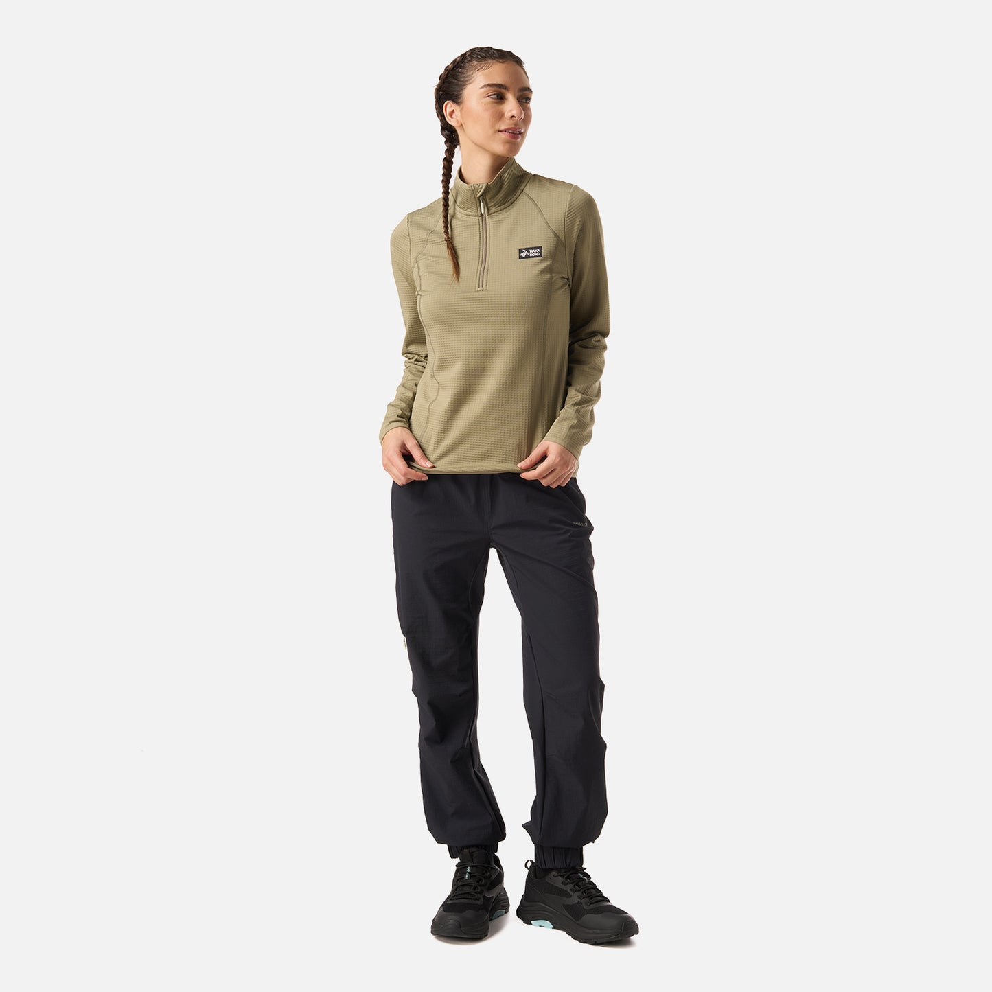 Polerón Mujer Taina Verde Oliva Haka Honu