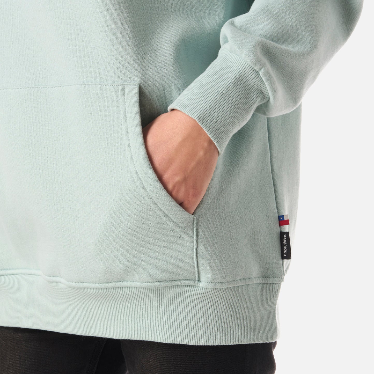 Polerón Mujer Motomami Hoody Gris Claro Haka Honu