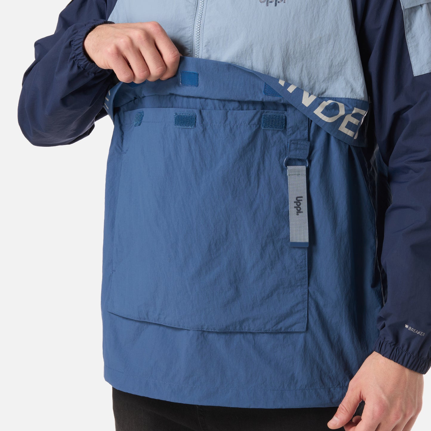 Chaqueta Hombre WindCity WindBreaker 1/4 Zip Jacket Azul Piedra Lippi