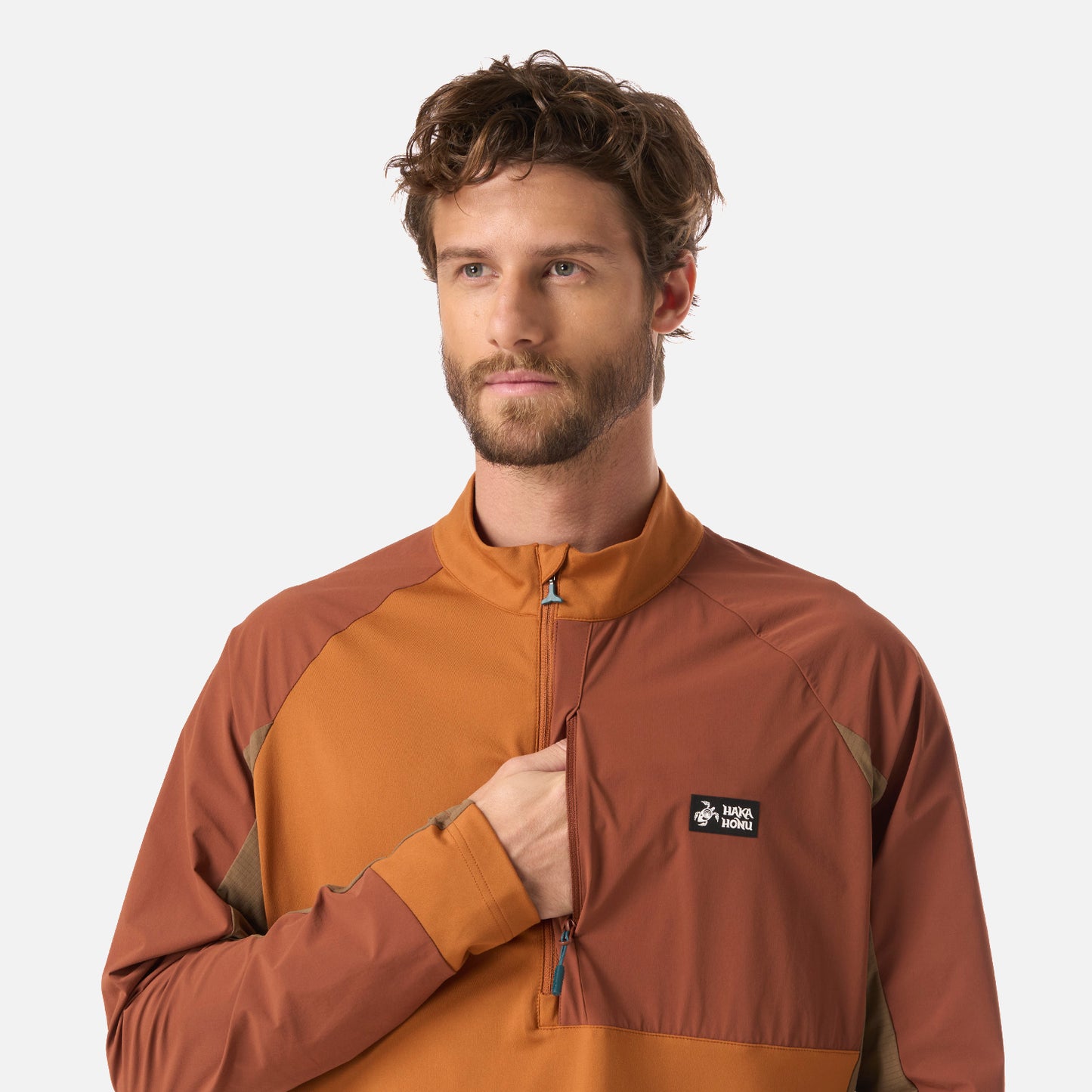 Polerón Hombre Higo Mostaza Oscuro Haka Honu