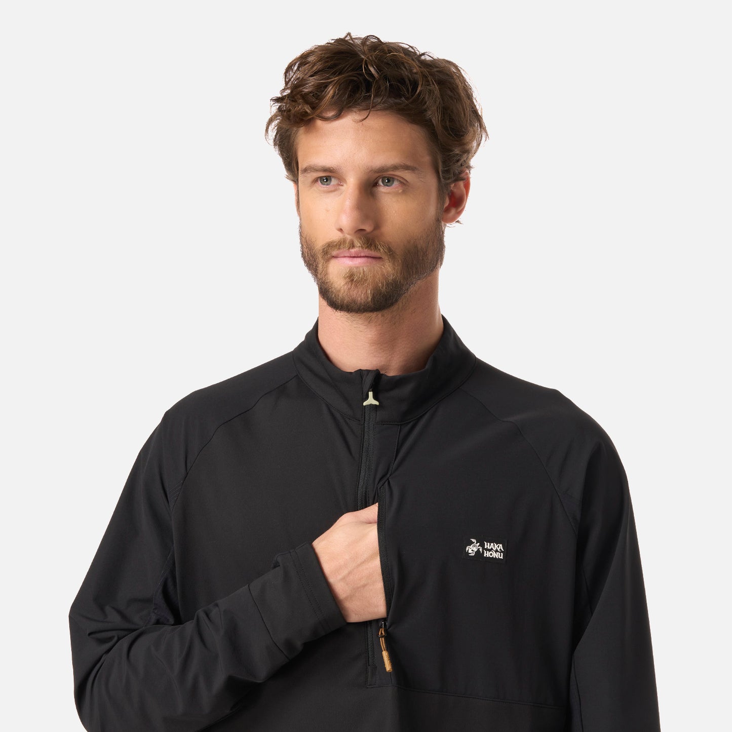 Polerón Hombre Higo Negro Haka Honu