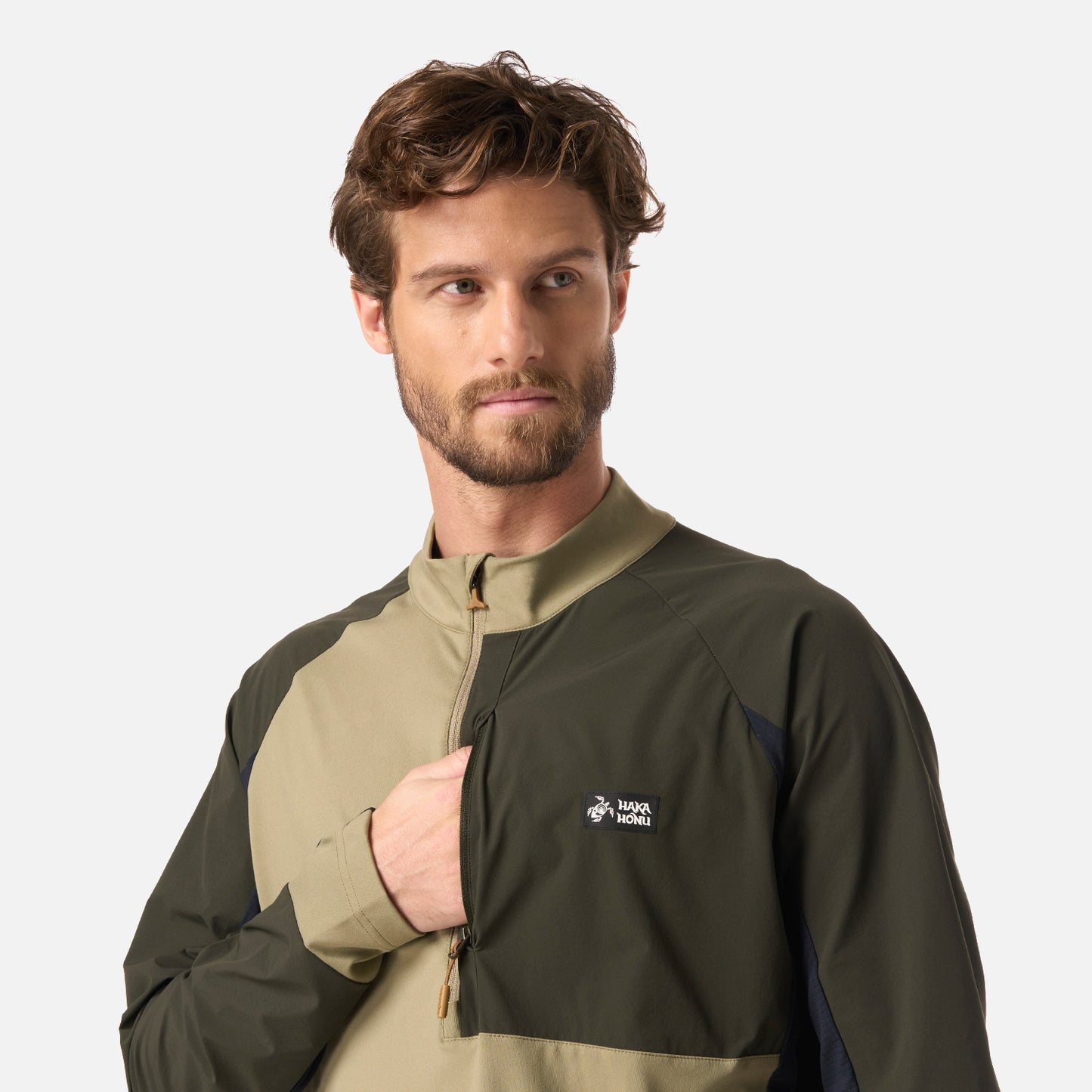 Polerón Hombre Higo Verde Oliva Haka Honu