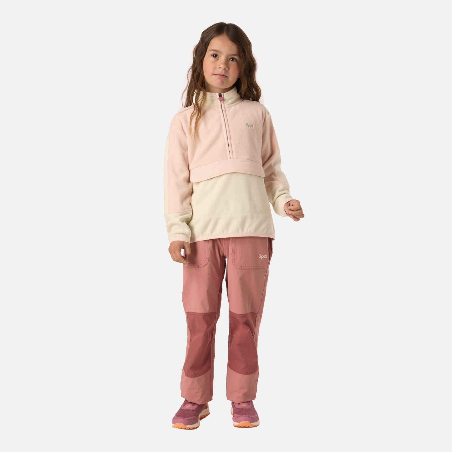 Polar Niña Fireplace 1/4 Zip Sweatshirt Crema Lippi