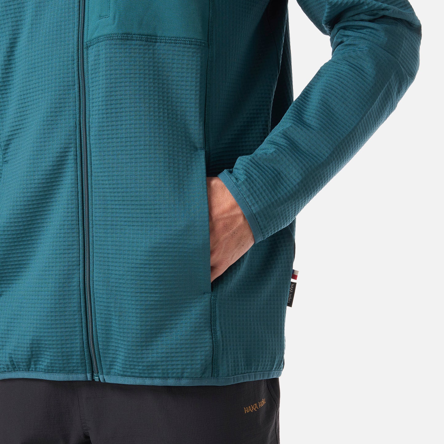 Polerón Hombre Taina Full Zip Petroleo Oscuro Haka Honu