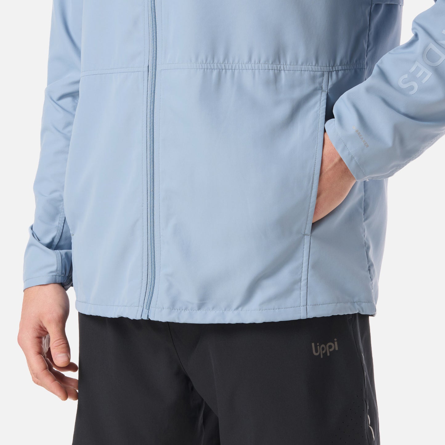 Chaqueta Hombre Nightfall WindBreaker Hoody Jacket Azul Piedra Lippi