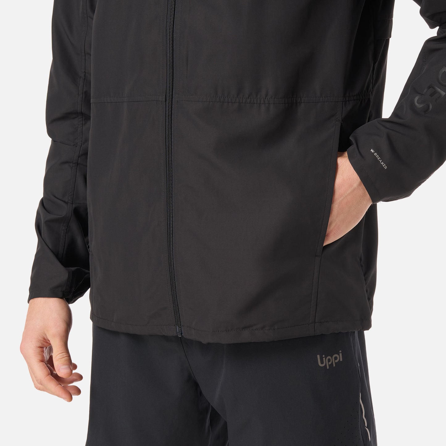 Chaqueta Hombre Nightfall WindBreaker Hoody Jacket Negro Lippi