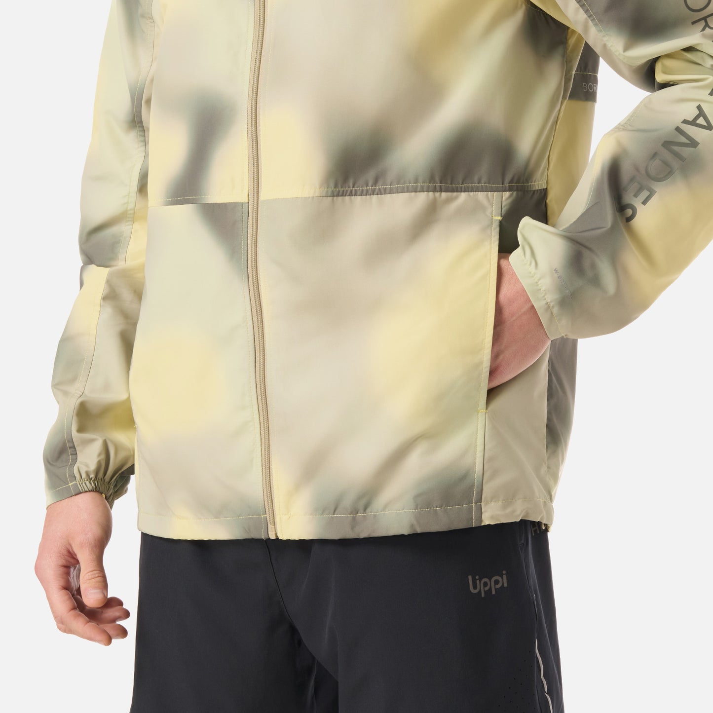 Chaqueta Hombre Nightfall WindBreaker Hoody Jacket Print Verde Lippi