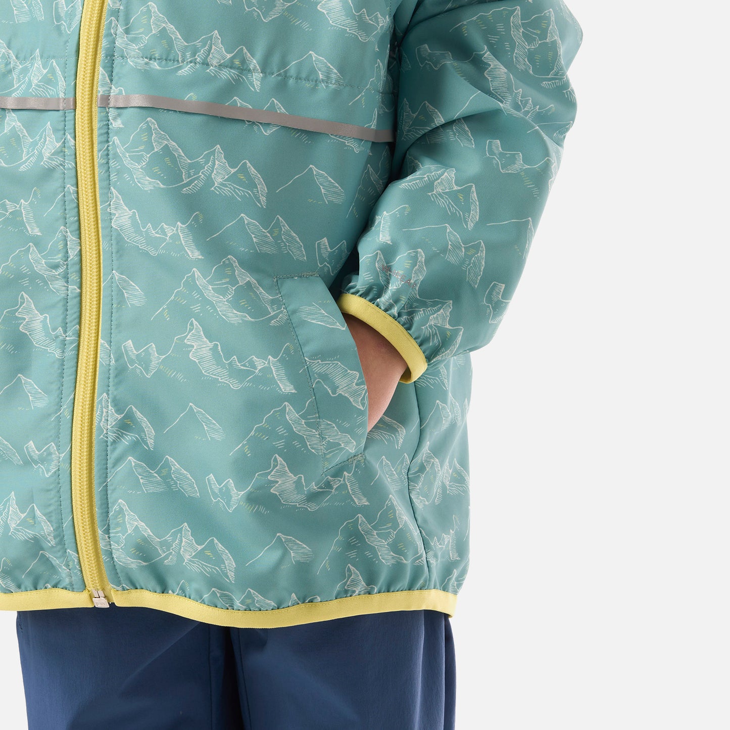 Chaqueta Niño Nightfall Windbreaker Hoody Jacket Print Turquesa Lippi