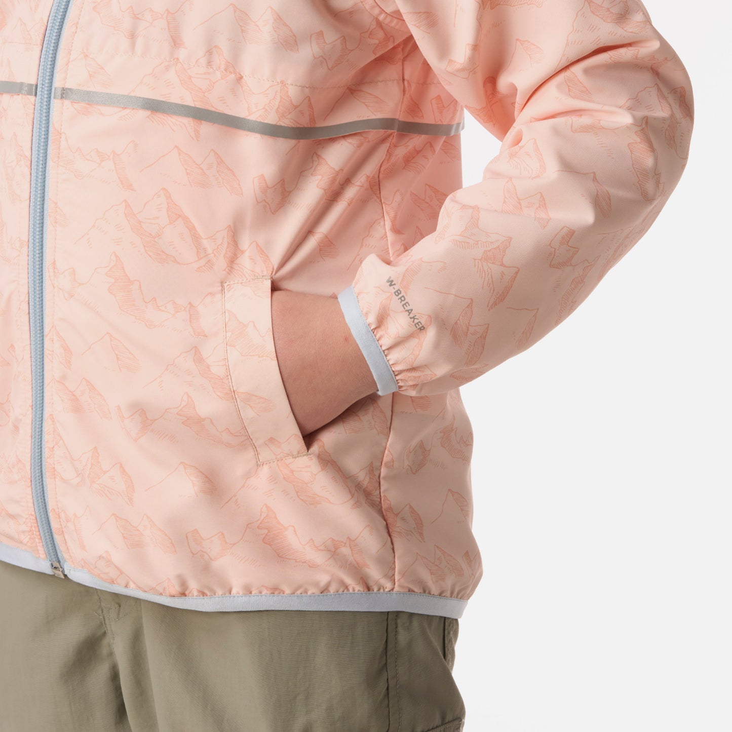 Chaqueta Niña Nightfall Windbreaker Hoody Jacket Print Damasco Lippi