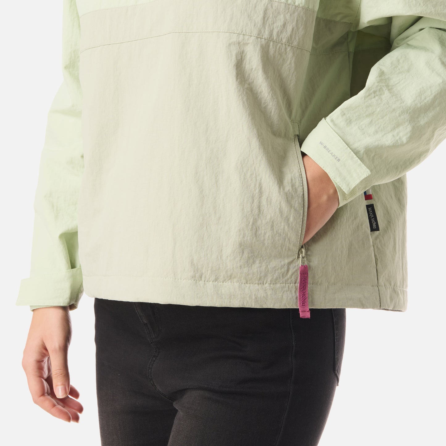 Chaqueta Mujer Hija Del Viento 14 Zip Menta Haka Honu